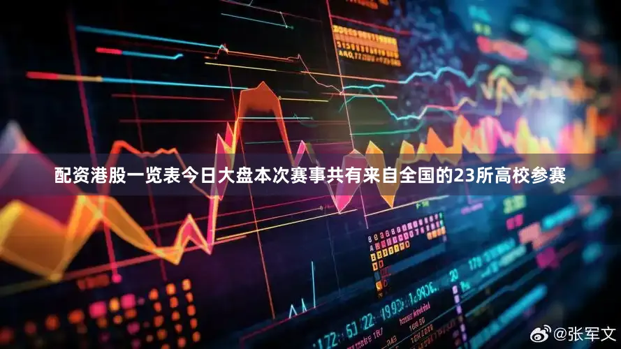 配资港股一览表今日大盘本次赛事共有来自全国的23所高校参赛