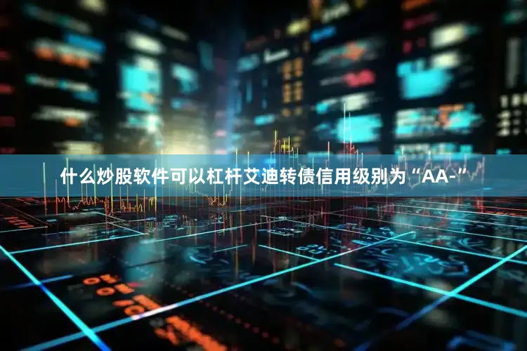 什么炒股软件可以杠杆艾迪转债信用级别为“AA-”